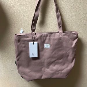Mauve Herschel tote bag